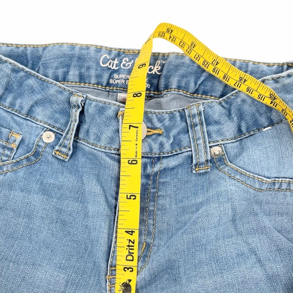 Cat & Jack Super Skinny Denim Girl’s Jeans Size 10 - Picture 9 of 11